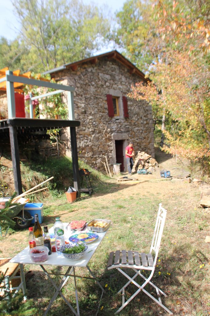 cabane en pierre